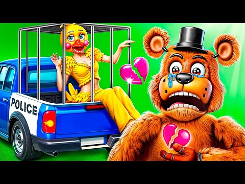 Secrets of Chica Makeover in Jail! Freddy Fazbear House GLOW UP! FNaf Hide and Seek!