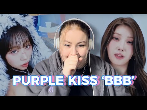 Reacting to 퍼플키스(PURPLE KISS) 'BBB' MV