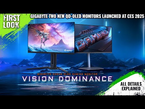 GIGABYTE AORUS FO27Q5P & MO27U2 QD-OLED 500Hz Monitor Launched At CES 2025 - Explained All Details