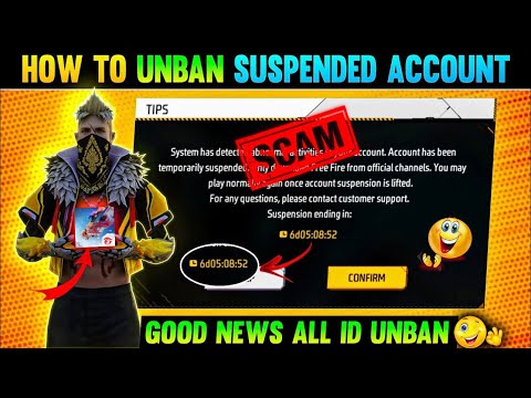 100% Working Trick ID Unban Trick🔥 | How To Unsuspended Free Fire ID | Free Fire ID Unban 2023 OB43