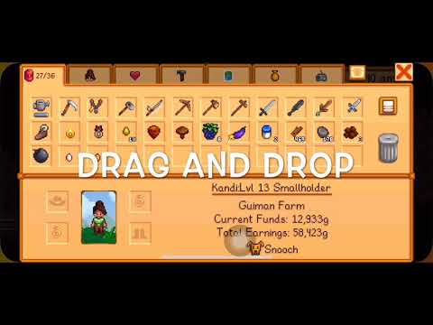 Stardew Valley IOS - How to Equip Items