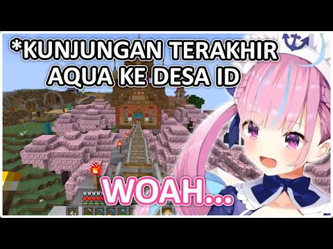 AQUA Pergi Ke Desa Holo ID Untuk Terakhir Kalinya... | (Hololive Clips)