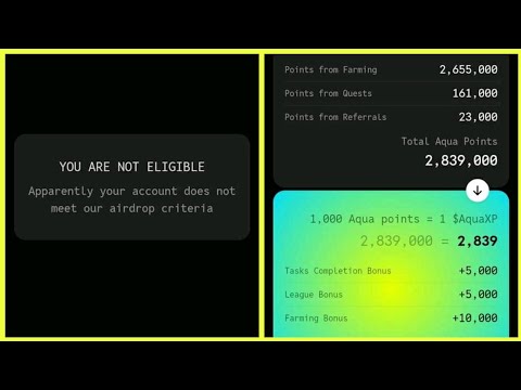 How to FIX Aqua Protocol "You Are Not Eligible" In One Minute #crypto