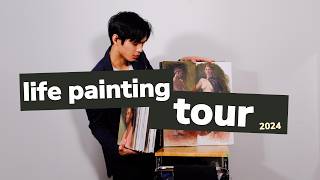 Life Painting Yearly Review, Self Critique, Portrait and Figure Oil Painting Tour