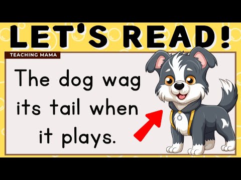 LET'S READ! | ENGLISH READING | SIMPLE SENTENCES FOR KIDS GRADE 1 & KINDER | TEACHING MAMA