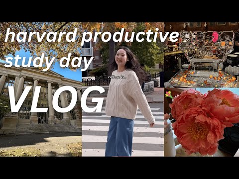 HELAINE at HARVARD ep 4 VLOG 🍂 5 AM morning, productive day in my life, study motivation, uni vlog