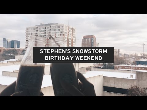 TBT VLOG: STEPHEN'S SNOWSTORM BIRTHDAY