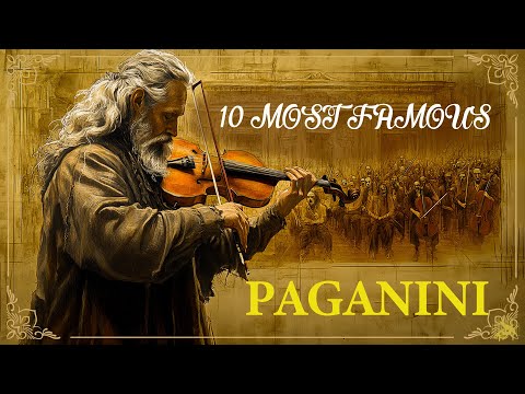 10 Most Famous Violin Pieces By Paganini 🎻👻 The Devil's Violinist