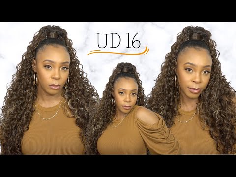 Sensationnel Synthetic Hair Half Wig Instant Up & Down - UD 16 --/WIGTYPES.COM