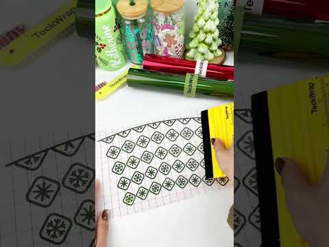 DIY Holiday Decoration with Bubble Free Vinyl