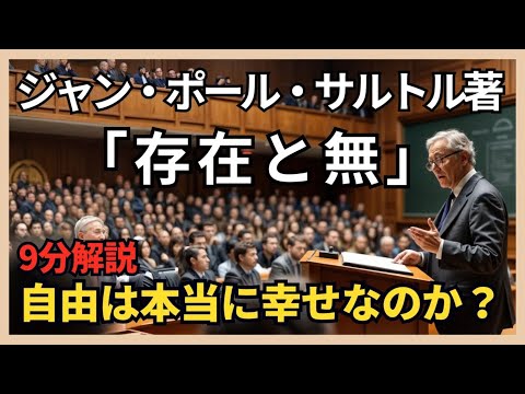 【哲学】ジャン＝ポール・サルトル著『存在と無』を徹底解説！実存主義とは何か？