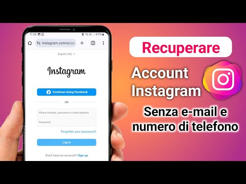 Come recuperare un account Instagram senza numero e-mail?