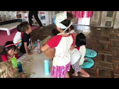 バリ島 幼稚園 ルマクチル 誕生日会 Rumah kecil Bali