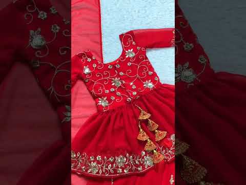 *Inspired by the grandeur of Indian royalty, our red lahengha-choli set is a tribute to the country