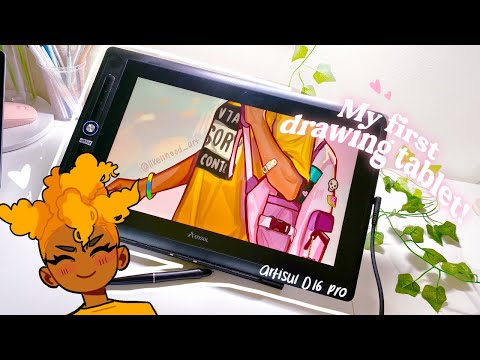 🐣 my first drawing tablet! | artisul d16 pro