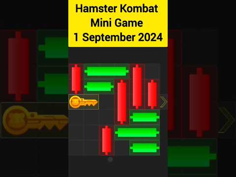 Hamster Kombat Mini Game 1 September 2024 #hamsterkombat #minigame