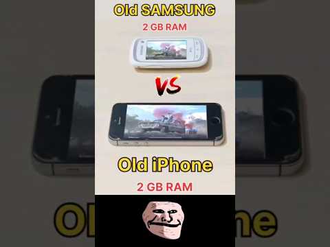 old samsung phone vs old iPhone speed test #samsung #iphone #speedtest