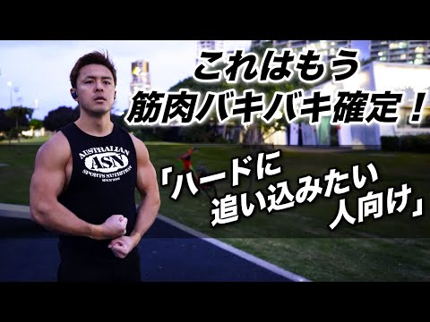 懸垂とディップス！短時間で筋肉バキバキ！【上級者向き】