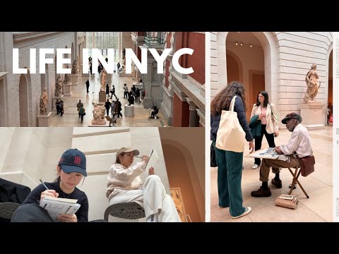 Weekly Vlog NYC｜貓咪來美國第一次看獸醫 私房紐約速寫景點 最好喝的豆奶拿鐵