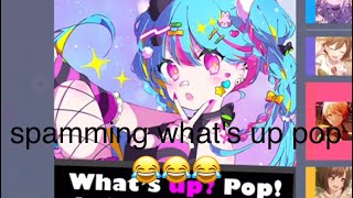 #PJSK | old video of me (attempting to) spamming what’s up? pop! in co-op shows