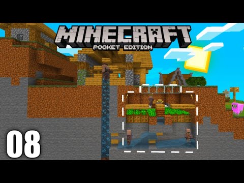 A MELHOR FARM DE VILLAGER DO MINECRAFT 1.19! - MINECRAFT SURVIVAL 1.19 #08 ( MINECRAFT BEDROCK )