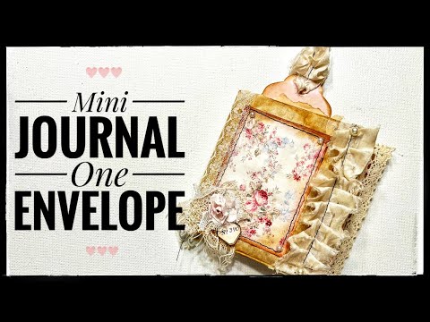 Journal Making - Mini Journal - One Envelope