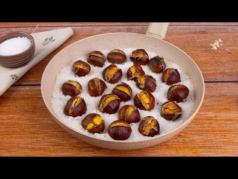 SALTED CHESTNUTS in a pan: PERFECT and EASY TO MAKE! 🌰🤩