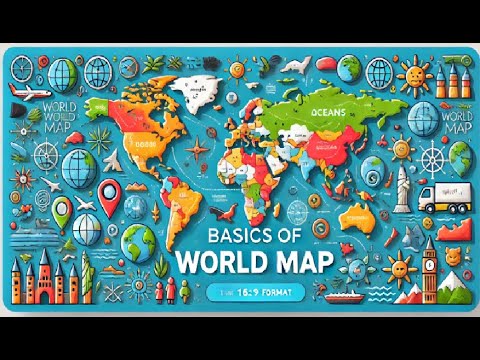 Basics of World Map, Oceans (PAISA), Continents, Equator, Tropics, Latitude & Longitude, Viral Video