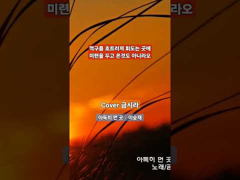 아득히 먼 곳 - 이승재/Cover 금시라