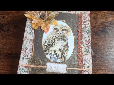 No Digital Journal - The Cover - Using Up My Autumn / Fall Supplies - Part 3