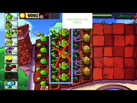 Plants vs Zombies// Adventure roof //Gameplay level 1_5