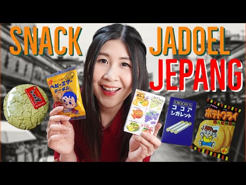 REVIEW SNACK JADOEL JEPANG || JAJANAN ERA SHOWA (1926-1989)