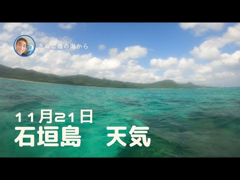 【石垣島天気】11月21日13時ごろ。15秒でわかる今日の石垣島の様子。