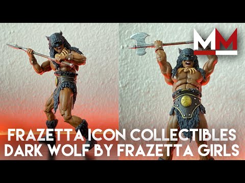 Frazetta Dark Wolf Icon Collectibles by Frazetta Girls