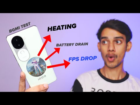 iQOO Z9s Bgmi Test With Fps Meter, Heating And Battery Draining Test 🔥