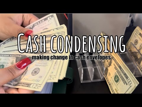 Cash Condensing FAIL | Making Change W/ Cash Envelopes #cashstuffing #cash #budget #save #budgeting