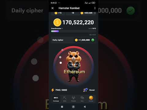 How to collect Hamster Kombat Daily Combo | Get 1M COIN | Airdrop update