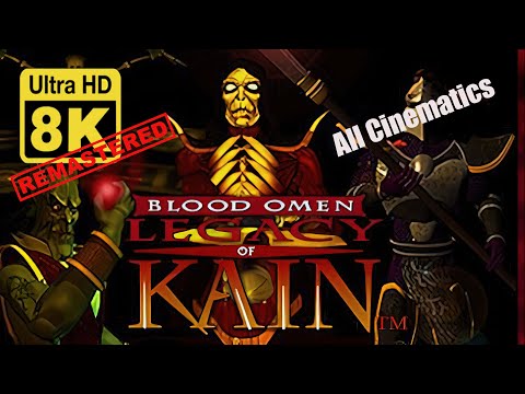 Legacy of Kain: Blood Omen PSX - Story (All Cutscenes) 8k (Remastered with Neural Network AI)