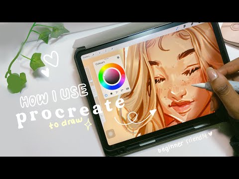 📎🧸🤍how i use procreate to draw | my digital art process ⁎⁺˳✧༚