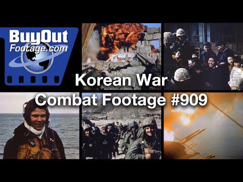 Korean War Combat Footage - #909