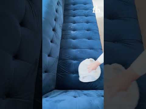 Person Shows Amazing DIY Trick to Remove Stains From Velvet Sofas