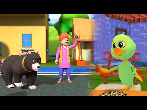 Hathi Raja Kalu Madari Main Tota Main Tota | Kids Nursery Rhymes | 3D Animated Videos | Balgeet