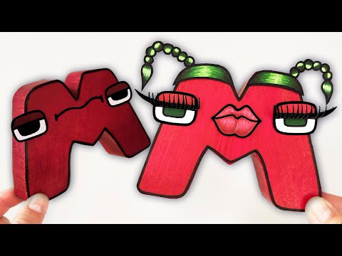 Cool Craft | Paper Alphabet Lore M+M ❤️