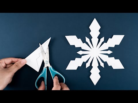 Easy Paper Snowflake #80 - How to make Snowflakes out of paper