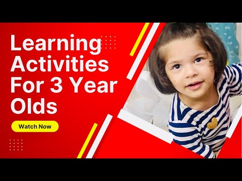 Preschool learning activities for 3 year olds at home (2023) #learningactivities