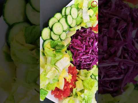 Salad decoration for a very beautiful and simple party #short video