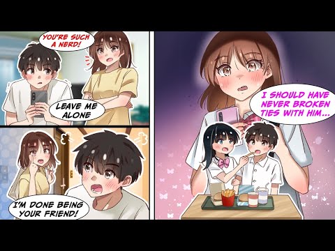 [Manga Dub] I was hanging out with another girl after my childhood friend cut ties with me, but...