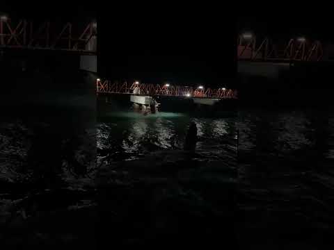 Sea of Lights: Rameshwaram Pamban Bridge Nighttime Journey