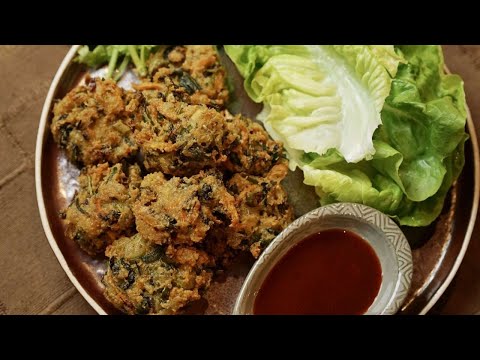 HOMEMADE VEGETABLE FRITTERS | Crunchy | Easy vegan recipe | Vegetarian Snack |