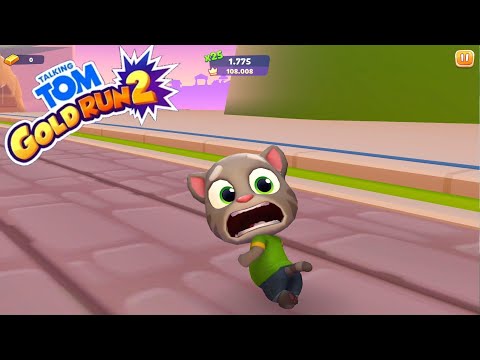 El gato Tom corre por el oro 2 - El NUEVO juego de el gato TOM. Talking Tom gold run 2.